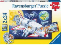 Ravensburger Puzzle Utazás az űrben 2x24 darab