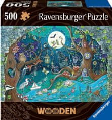 Ravensburger Fa puzzle Varázserdő 500 db