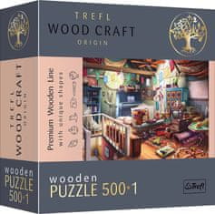 Trefl Fa kézműves eredetű puzzle Kincsek a padláson 501 darab