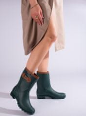 Amiatex Női gumicsizma 93784 + Nőin zokni Gatta Calzino Strech, zöld árnyalat, 37