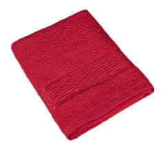 Frottír törölköző és fürdőlepedő kollekció Stripe - Törölköző - 50x100 cm - piros
