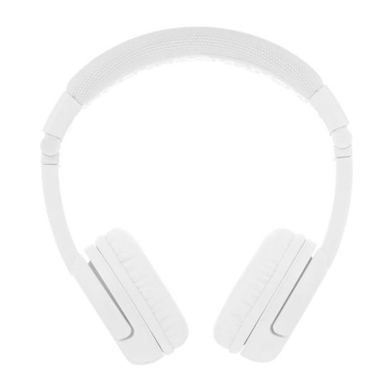 BuddyPhones Play+ gyerek bluetooth fejhallgató mikrofonnal, fehér