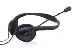 Sandberg PC fejhallgató BULK USB headset mikrofonnal, fekete