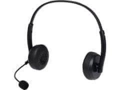 Sandberg PC fejhallgató USB Office Saver headset mikrofonnal, fekete