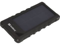 Sandberg hordozható USB tápforrás 16000 mAh, Outdoor Solar power bank, okostelefonokhoz, fekete