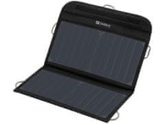 Sandberg Solar Charger 13W 2xUSB, napelemes töltő, fekete