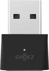 SHOKZ Loop 100 vezeték nélküli adapter (USB-A) OpenComm, fekete