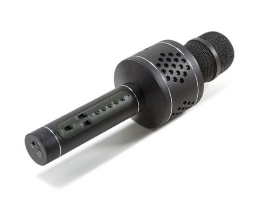 Technaxx PRO bluetooth karaoke mikrofon, 2x3 W hangszóró, LED RGB és TWS funkció, fekete (BT-X35)