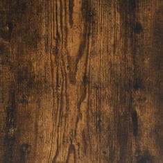 Greatstore füstös tölgyszínű szerelt fa akváriumi állvány 36x75x72,5 cm