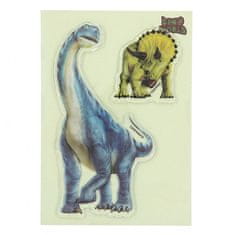 Dino World ASST | Glibbies Gel matricák, Camarasaurus, Triceratops, 2 db