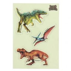 Dino World ASST | Glibbies Gel matricák, Tyrannosaurus rex, Pterandon, Giganotosaurus, 3 db