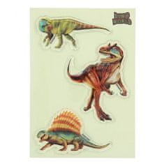 Dino World ASST | Glibbies Gel matricák, Kritosaurus, Allosaurus, Dimetrodon, 3 db