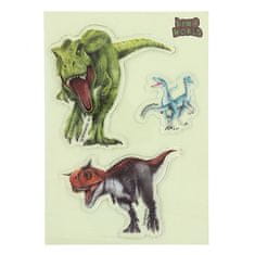 Dino World ASST | Glibbies Gel matricák, Tyrannosaurus rex, Compsoqnathus, Carnotaurus, 3 db