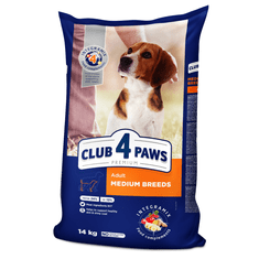Club4Paws Premium közepes fajtájú felnőtt kutyáknak 14 kg