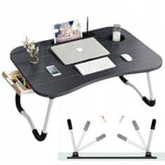 Severno Összecsukható laptop asztal tablet fekete