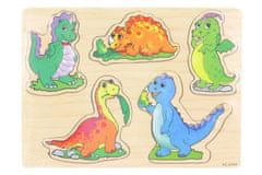Fa puzzle dinoszauruszok
