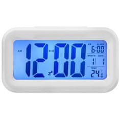 Xonix Ébresztőóra - LCD - hőmérő, szürkületérzékelő (Do046a)