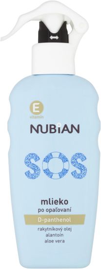 Nubian SOS napozás utáni testápoló spray, 200 ml