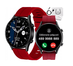 Gino Rossi Férfi okosóra Sw019-3 fekete/piros (Sg014c) telefon