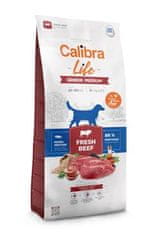 Calibra Dog Life Senior Medium Friss marhahús 2,5kg