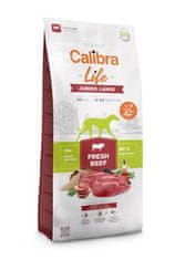 Calibra Dog Life Junior Junior Large Friss marhahús 2,5kg