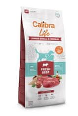 Calibra Dog Life Junior Small&Medium Friss marhahús 2,5kg