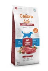 Calibra Dog Life Adult Medium Friss marhahús 2,5kg