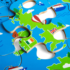 Bigjigs Toys Puzzle európai műemlékek