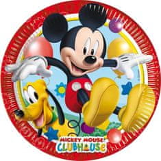 party tányér Mickey 8 db-os 23 cm