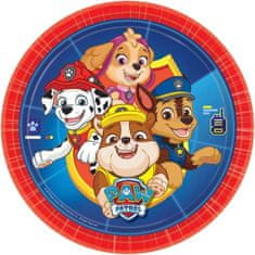 Nickelodeon party tányér Mancs Őrjárat 8 db-os 23 cm
