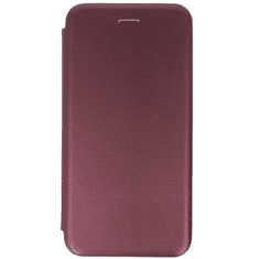 FORCELL Xiaomi Redmi A1 / A2, Oldalra nyíló tok, stand, Elegance, bordó (130984)