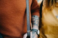 BeWooden Bőr merevítő fa részletekkel Brunn Tweed Suspenders MS10 egyetemes