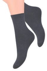 Amiatex Női zokni 037 dark grey, szürke, 35/37
