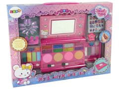 Lean-toys Beauty Kit Glitter paletta köröm lakk matricák