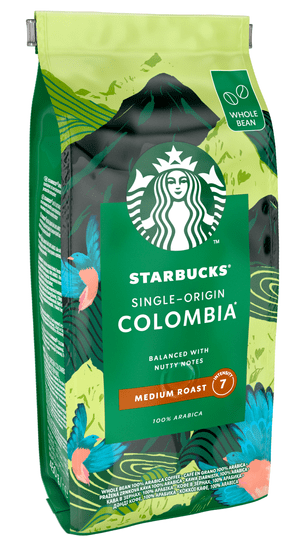 Starbucks Single Origin Colombia Medium Roast, szemes kávé, 450 g
