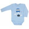 BOBAS FASHION Baba body Mini Baby kék 6-9 hó (74 cm)