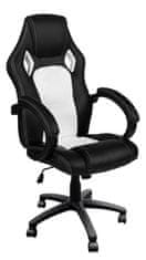 Aga Gamer szék Racing MR2070 fekete - fehér