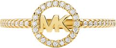 Michael Kors Luxus aranyozott gyűrű cirkónium kővel MKC1250AN710 (Kerület 51 mm)