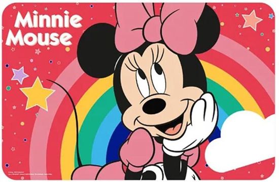 Disney Minnie egér szivárvánnyal Tányéralátét