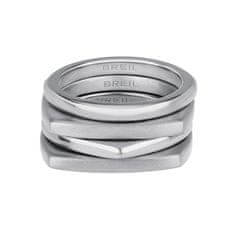 Breil Modern acél gyűrű szett New Tetra TJ301 (Kerület 54 mm)