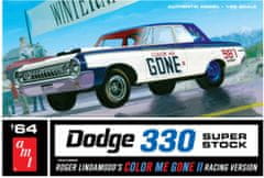 KECJA Műanyag modell autó - Color Me Gone 1964 Dodge 330 Superstock 1:25 - AMT