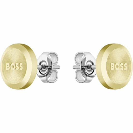 Hugo Boss Minimalista aranyozott fülbevaló Yann 1580478