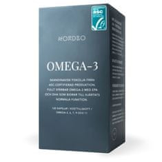 Nordbo Skandináv omega-3 pisztrángolaj, 120 kapszula