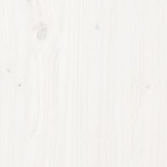 Vidaxl fehér tömör fenyőfa komposztáló 82,5 x 82,5 x 99,5 cm 823816