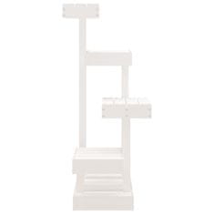 Greatstore fehér tömör fenyő macskabútor 45,5x49x103 cm