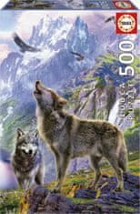 EDUCA Puzzle Wolves in the Rocks 500 db