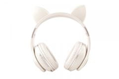 Oxe  Bluetooth vezeték nélküli gyerek fülhallgató fülekkel, fehér szín
