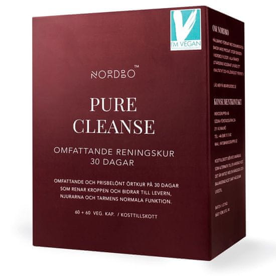 Nordbo Pure Cleanse (Detox), 120 kapszula