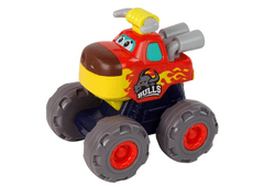 Lean-toys Monster Truck Bull Red babáknak nagy kerekek nagy kerekekkel