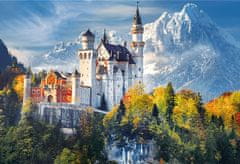 Trefl 2 az 1-ben puzzle készlet Neuschwanstein kastély ősszel 1500 darab ragasztóval